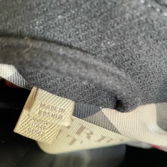 VINTAGE BURBERRY BRIT Banaptes Double Breasted Women's Wool Trench Coat Size 12 - Picture 10 of 16